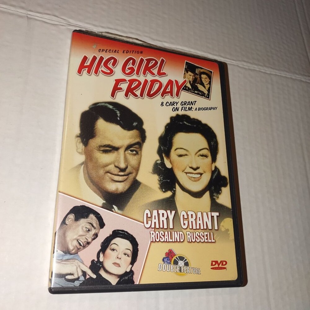 His Girl Friday Special Edition DVD & Cary Grant On Film A Biography
